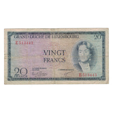 Banknote, Luxembourg, 20 Francs, Undated (1955), KM:49a, VF(20-25)