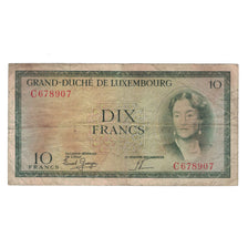 Banknote, Luxembourg, 10 Francs, Undated (1954), KM:48a, VF(20-25)