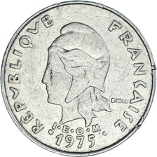 Coin, New Hebrides, 20 Francs, 1975