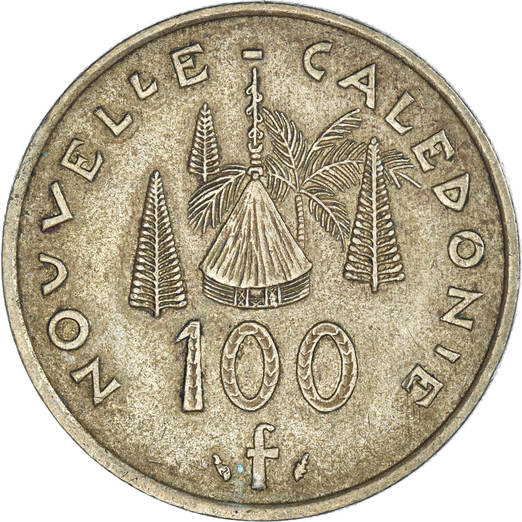 Münze, Neukaledonien, 100 Francs, 1984