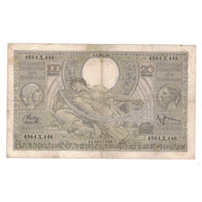 Banknote, Belgium, 100 Francs-20 Belgas, 1938, 1938-08-11, KM:107, EF(40-45)