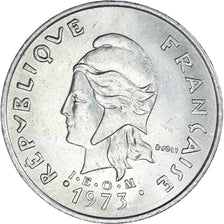 Coin, New Hebrides, 20 Francs, 1973