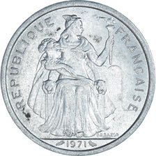 Coin, New Caledonia, 2 Francs, 1971
