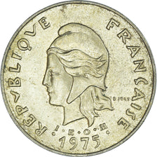 Munten, Nieuwe Hebriden, 5 Francs, 1975