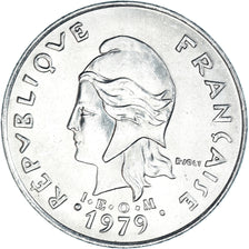 Moneda, Nuevas Hébridas, 20 Francs, 1979