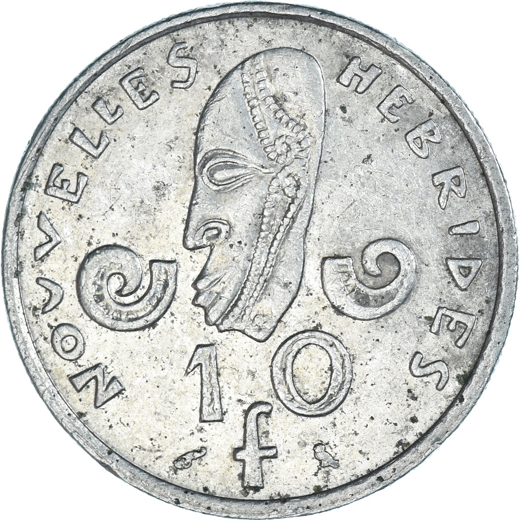 Monnaie, Condominium des Nouvelles-Hébrides, 10 Francs, 1970