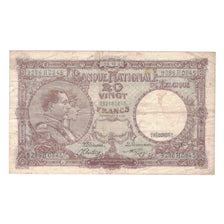 Banconote, Belgio, 20 Francs, 1941, 1941-10-10, KM:111, MB+