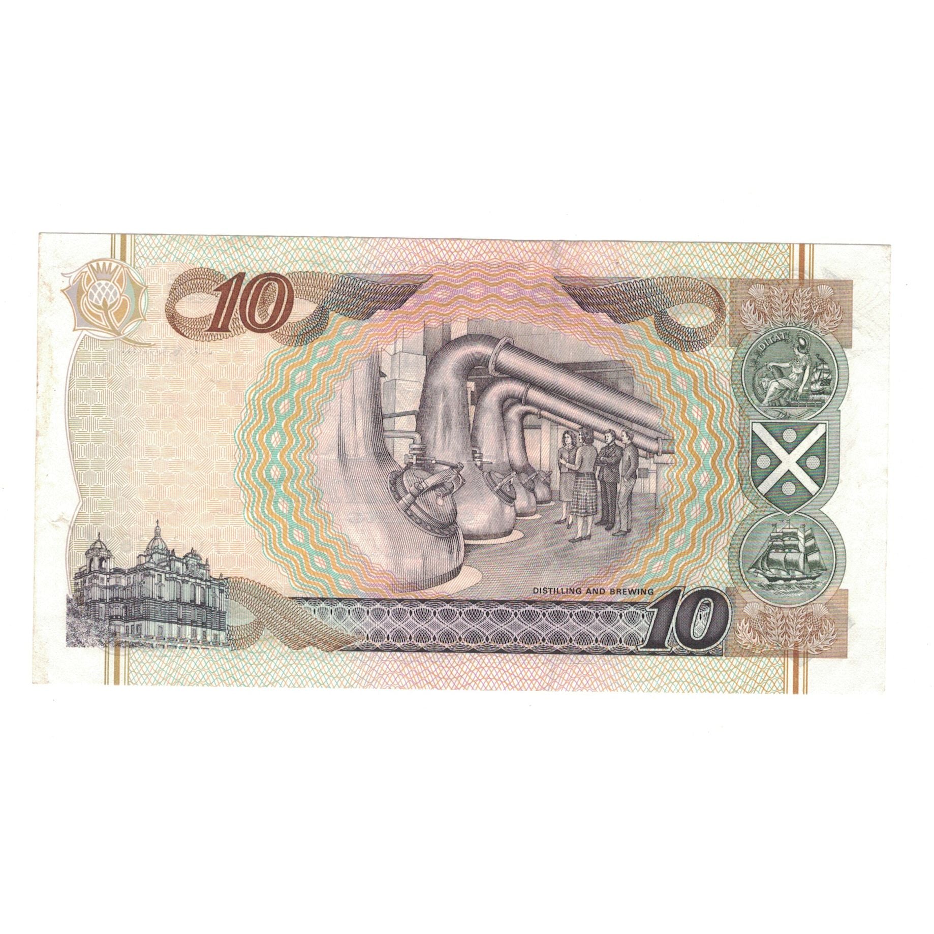 Banknote, Scotland, 10 Pounds, 2004, 2004-09-24, KM:120e, AU(50-53)