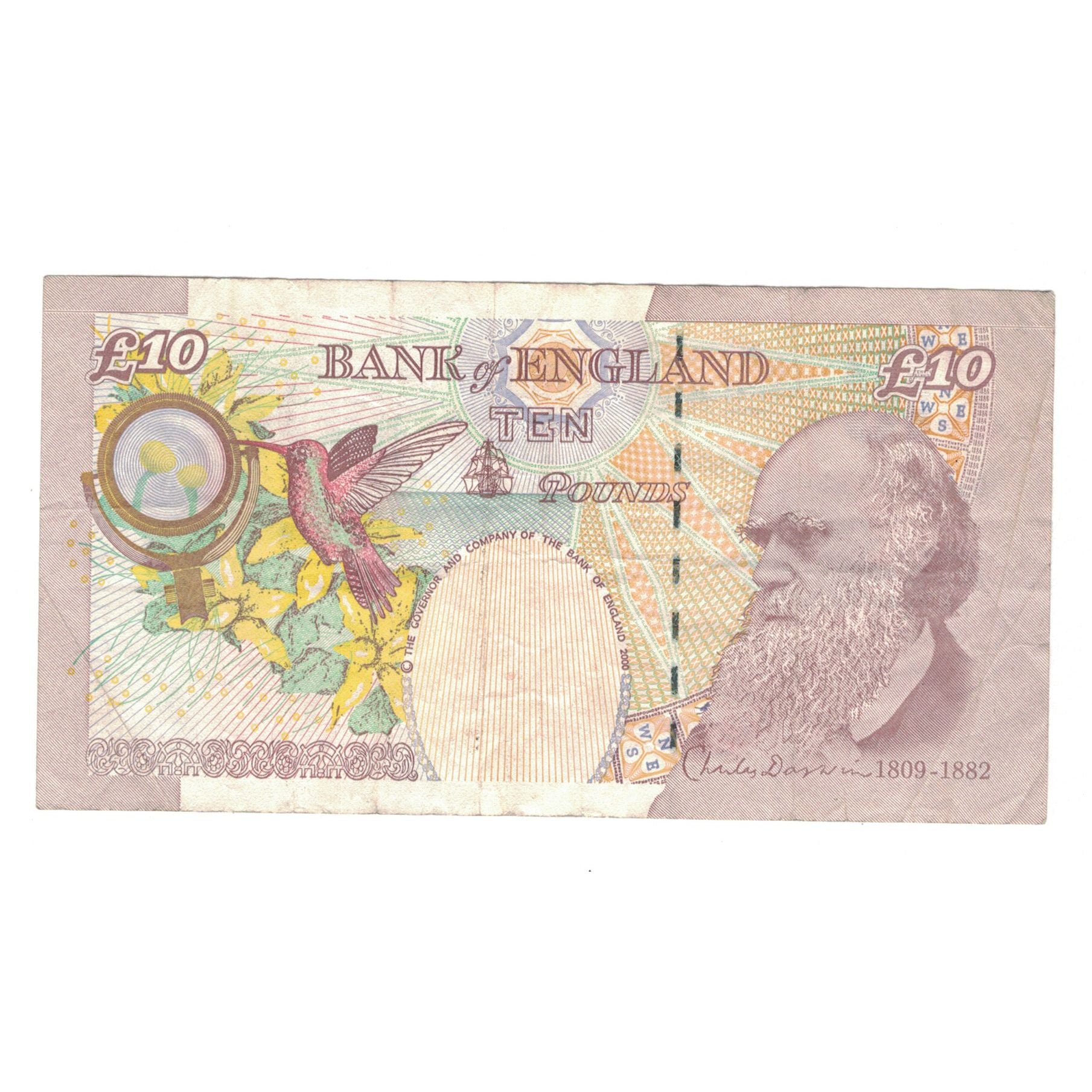 Banknote, Great Britain, 10 Pounds, 2004, KM:389c, VF(30-35)