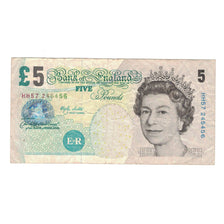 Geldschein, Großbritannien, 5 Pounds, KM:391b, S+