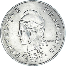 Moneda, Nuevas Hébridas, 20 Francs, 1977