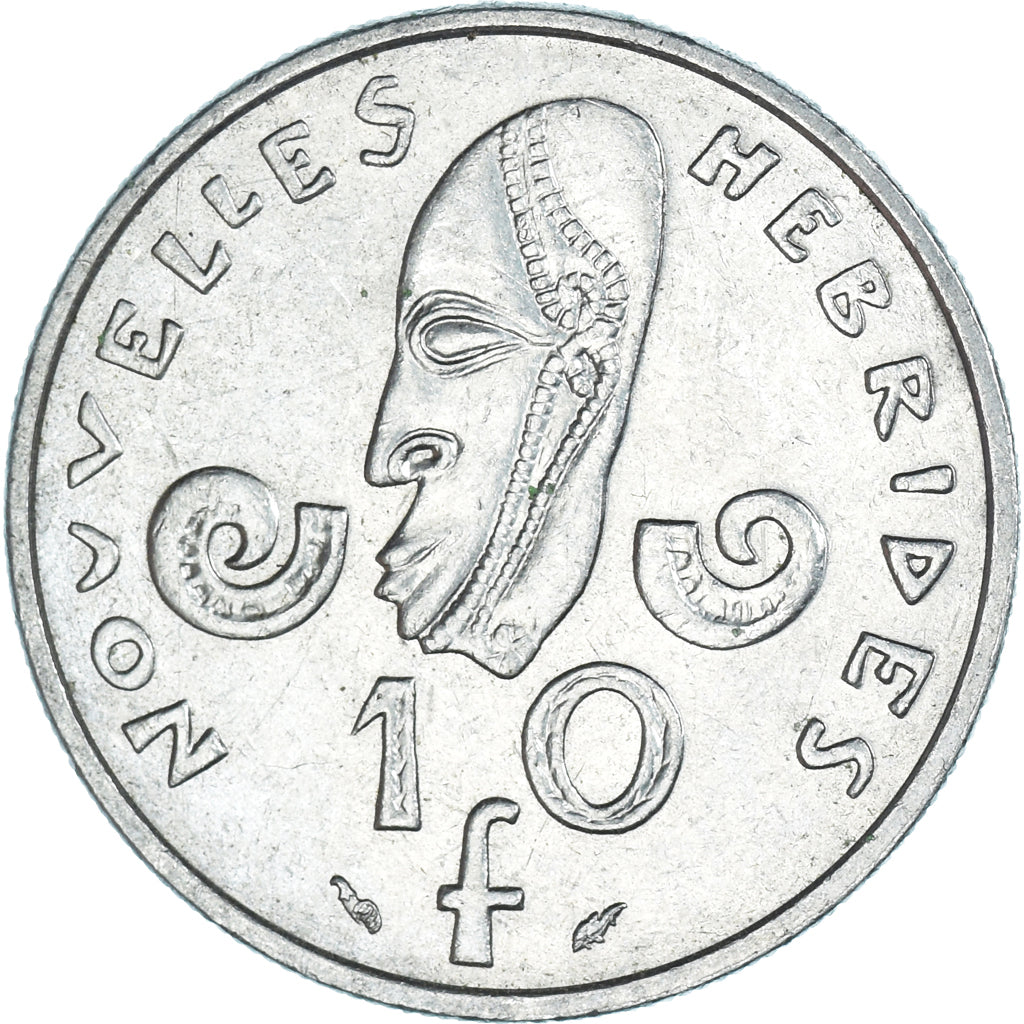 Munten, Nieuwe Hebriden, 10 Francs, 1979