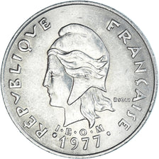 Münze, New Hebrides, 20 Francs, 1977
