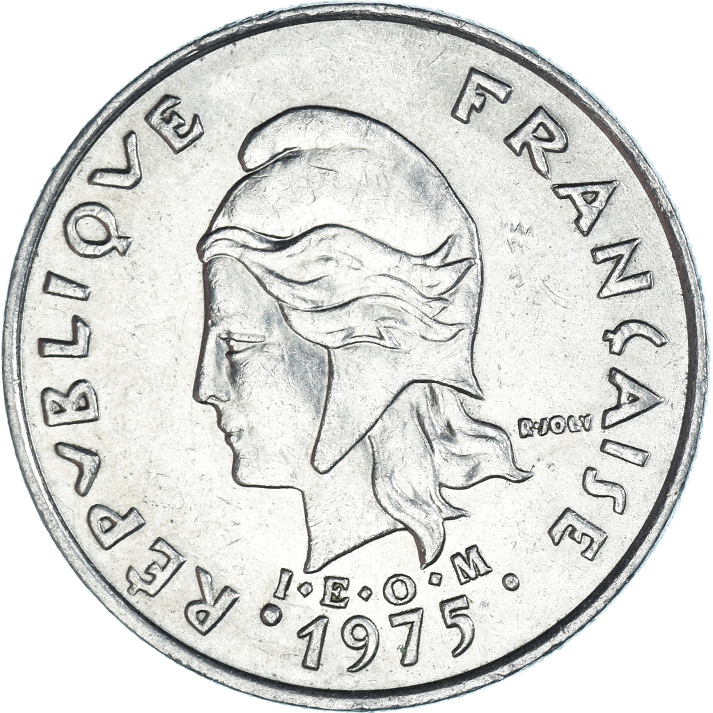 Moneta, Nowe Hebrydy, 20 Francs, 1975