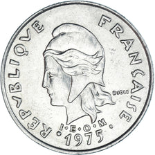 Moneta, Nowe Hebrydy, 20 Francs, 1975