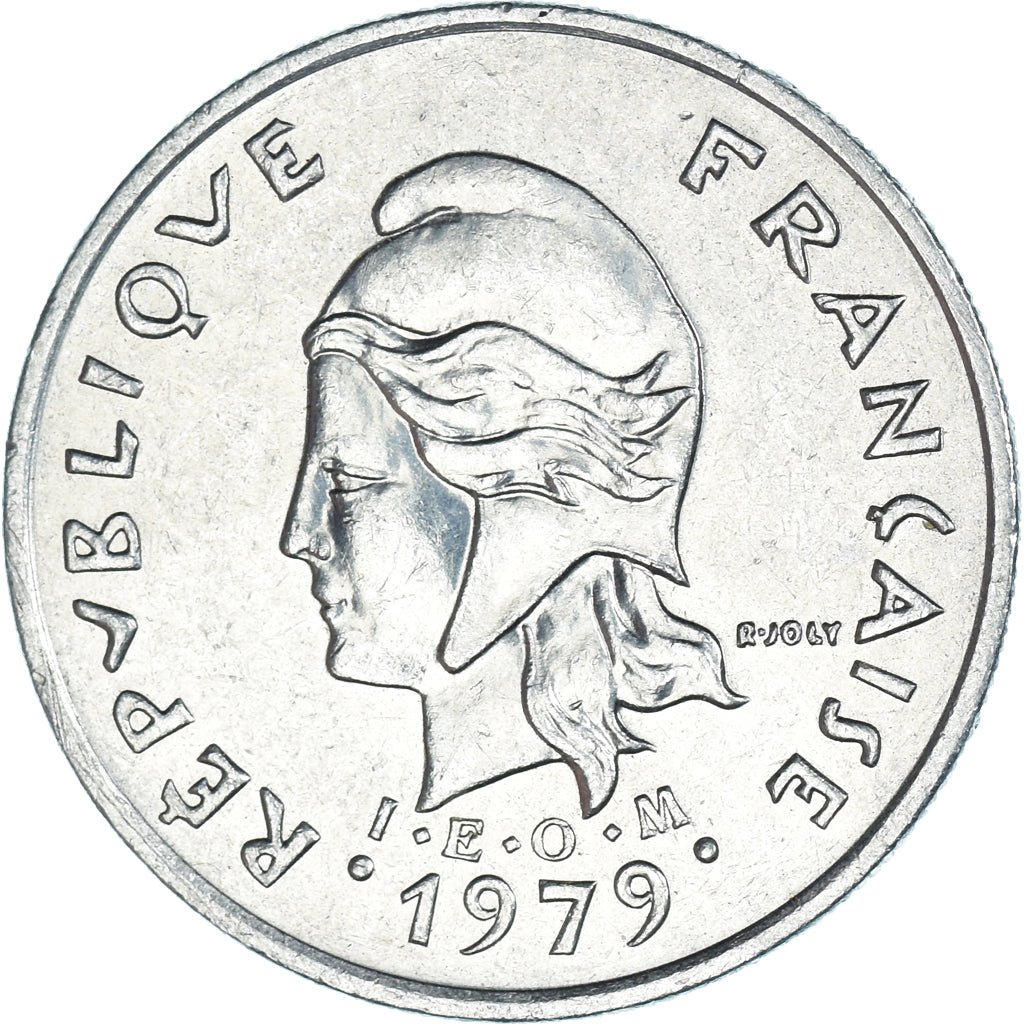 Moneda, Nuevas Hébridas, 10 Francs, 1979