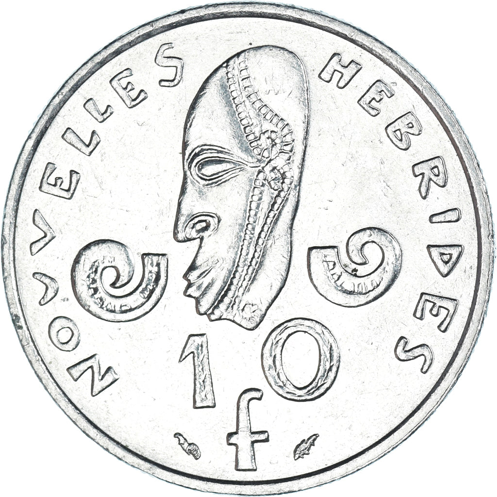 Moneda, Nuevas Hébridas, 10 Francs, 1979