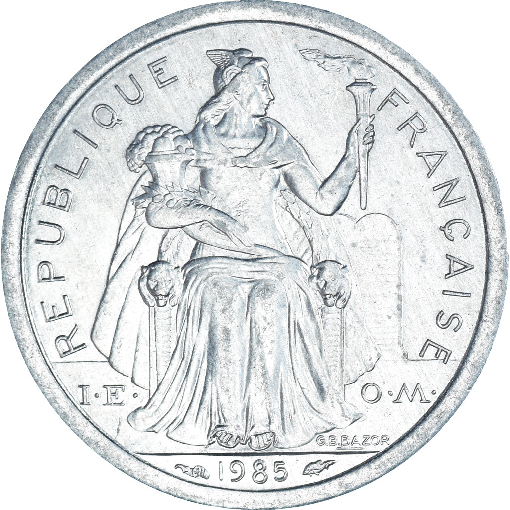 Coin, New Caledonia, Franc, 1985