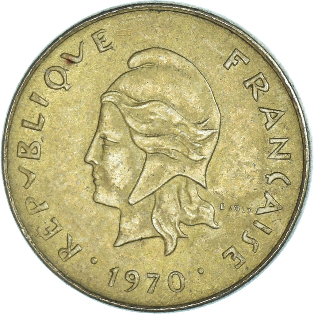Munten, Nieuwe Hebriden, Franc, 1970