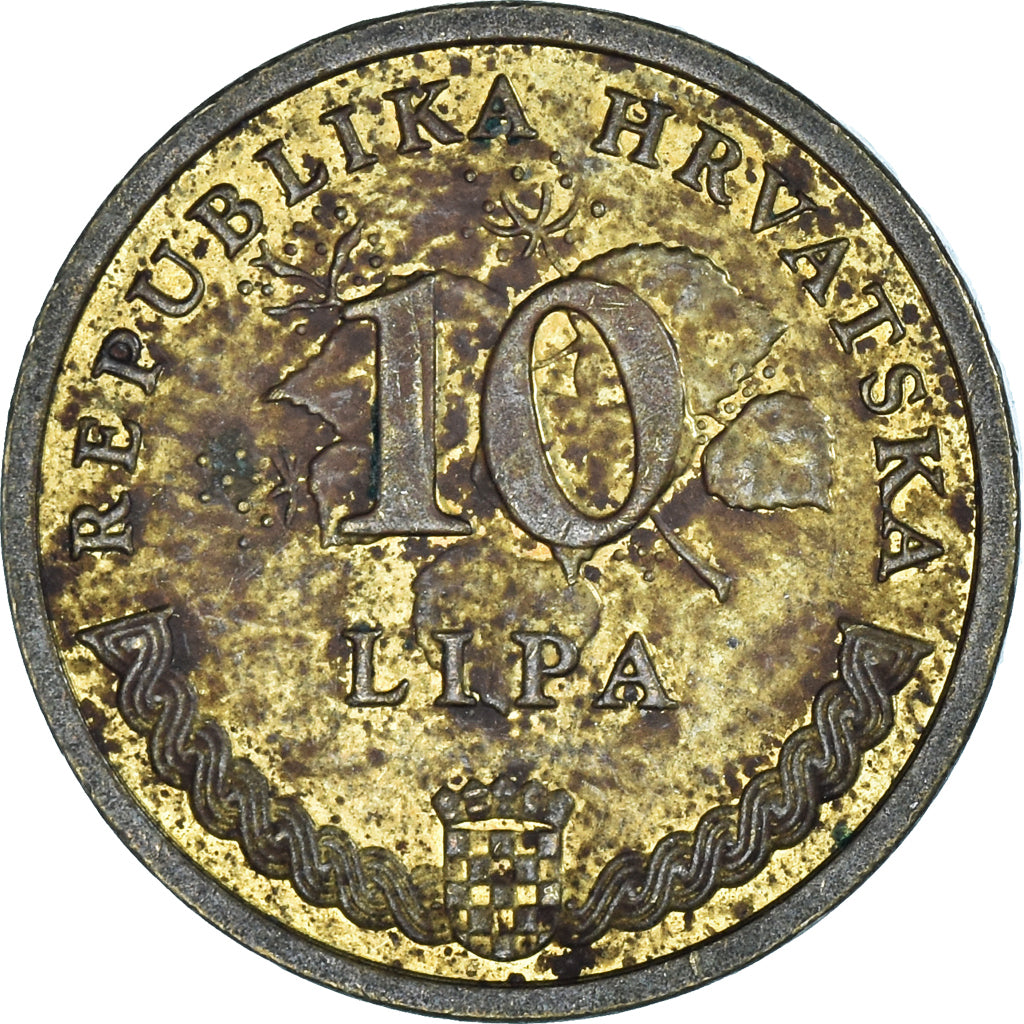 Münze, Kroatien, 10 Lipa, 2010