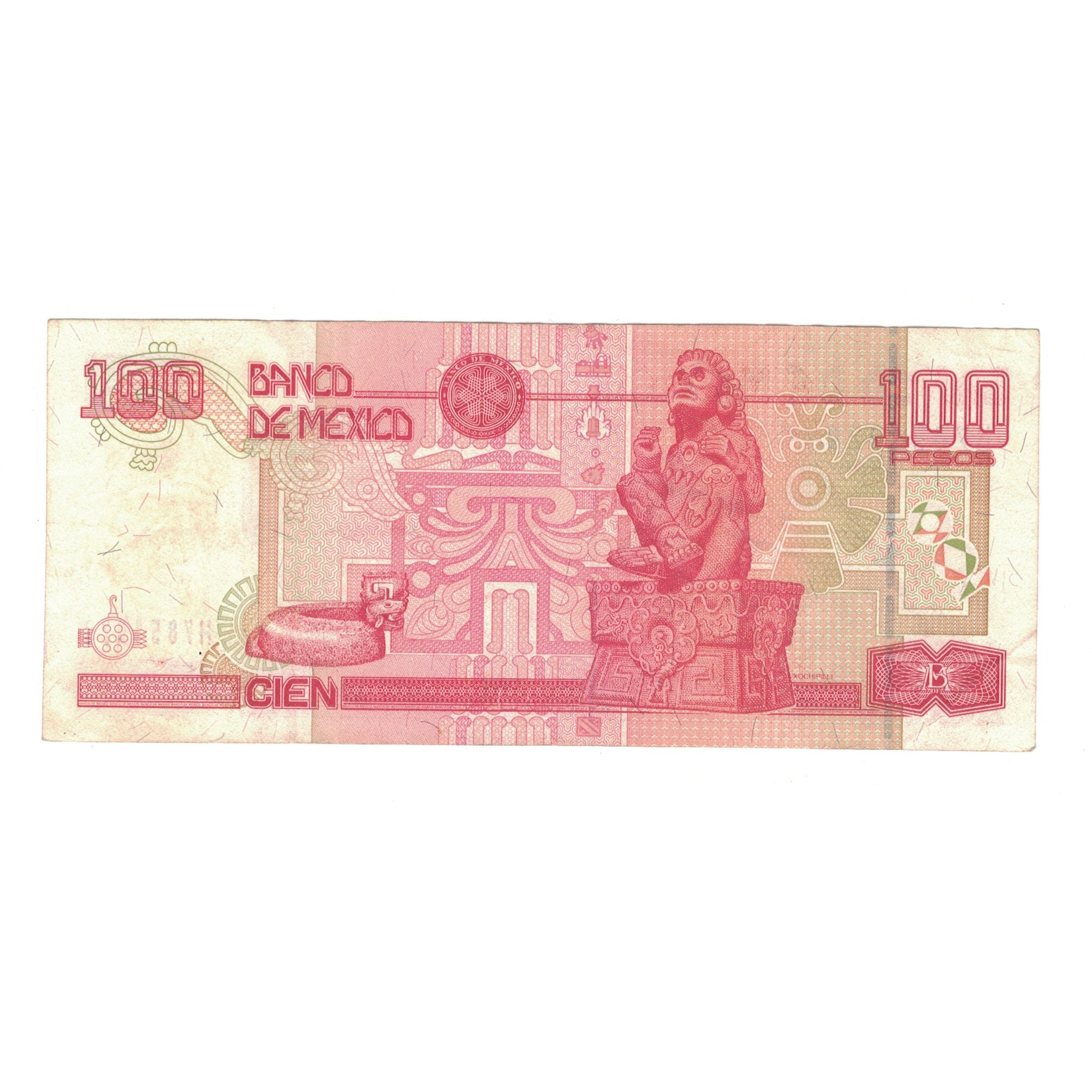 Billete, 100 Pesos, 2002, México, 2002-03-26, KM:118b, MBC