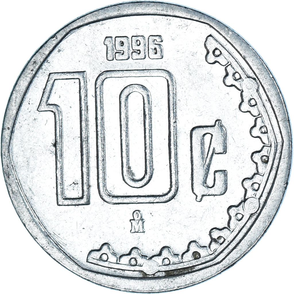 Moneda, México, 10 Centavos, 1996