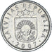 Moneda, Letonia, 50 Santimu, 2007