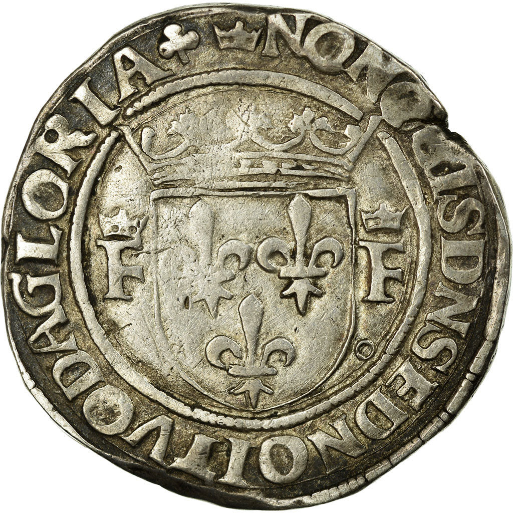 Coin, France, Teston, Lyons, EF(40-45), Silver, Duplessy:810