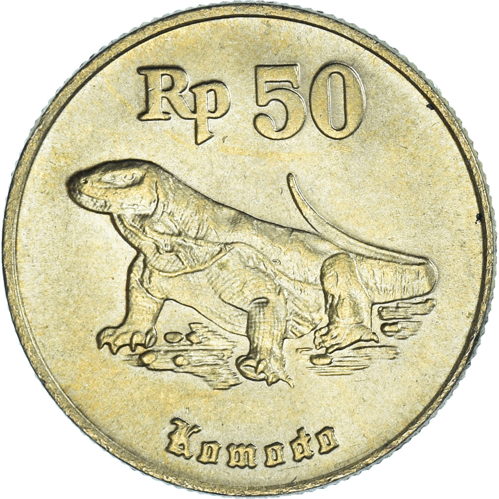 Monnaie, Indonésie, 50 Rupiah, 1998