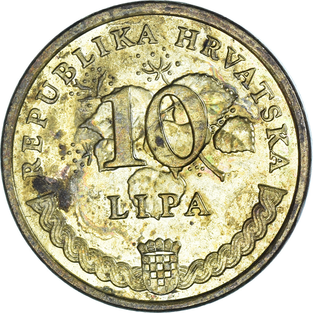 Moeda, Croácia, 10 Lipa, 2006