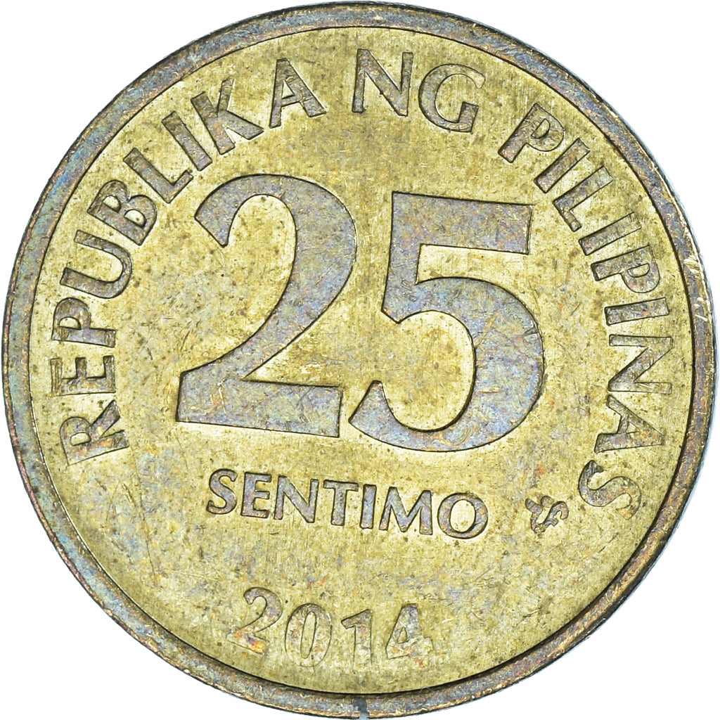 Moneta, Filippine, 25 Sentimos, 2014
