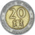 Moeda, Quénia, 20 Shillings, 1998