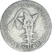 Münze, West African States, 50 Francs, 1989