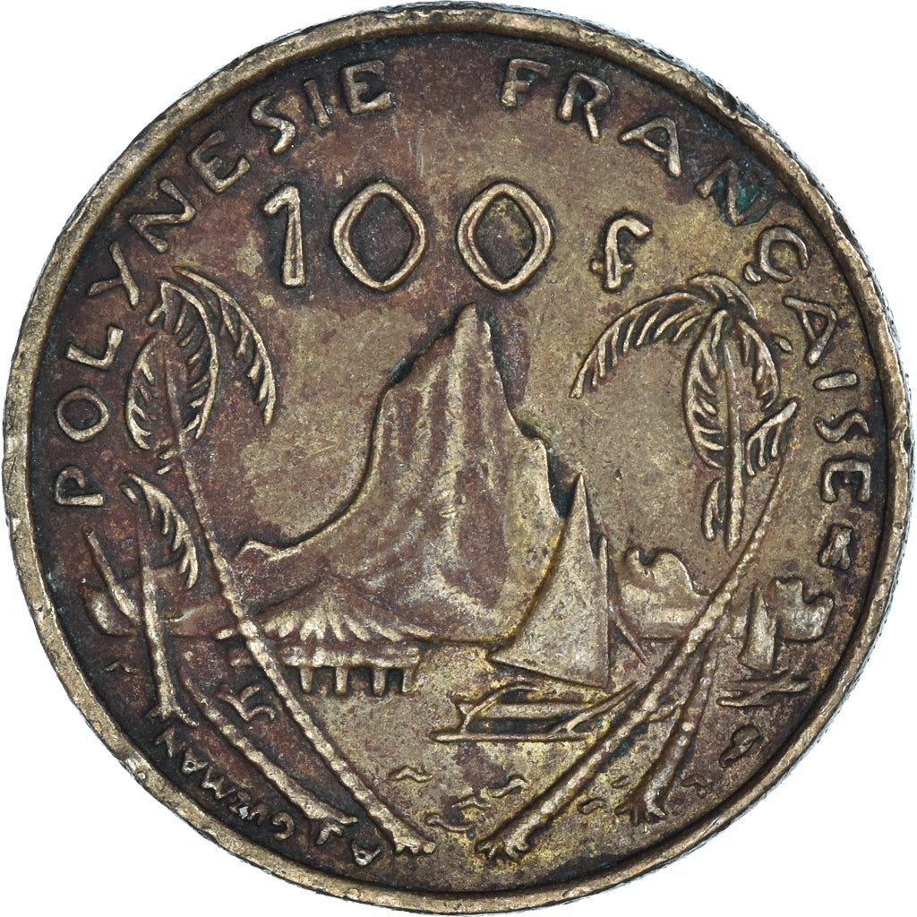 Coin, French Polynesia, 100 Francs, 1997