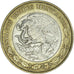 Moneda, México, 10 Pesos, 1998, MBC, Bimetálico