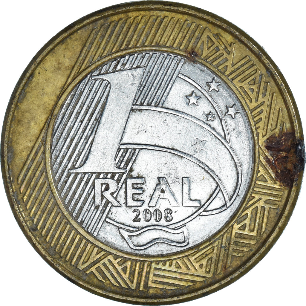 Moneda, Brasil, Real, 2008