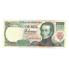 Banknote, Venezuela, 2000 Bolivares, 1998, 1998-08-06, KM:77c, UNC(63)