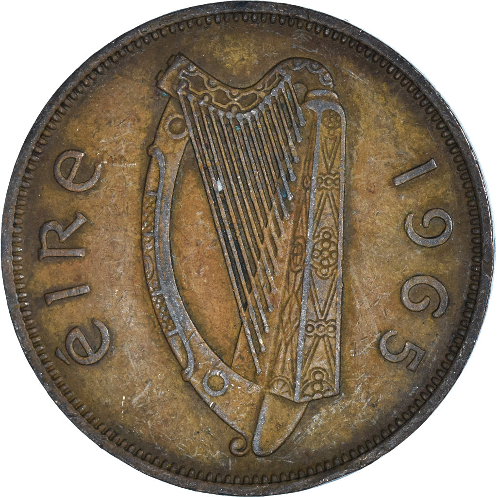 Coin, Ireland, Penny, 1965