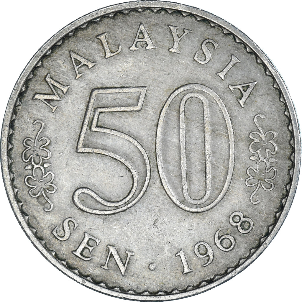 Moneta, Malesia, 50 Sen, 1968
