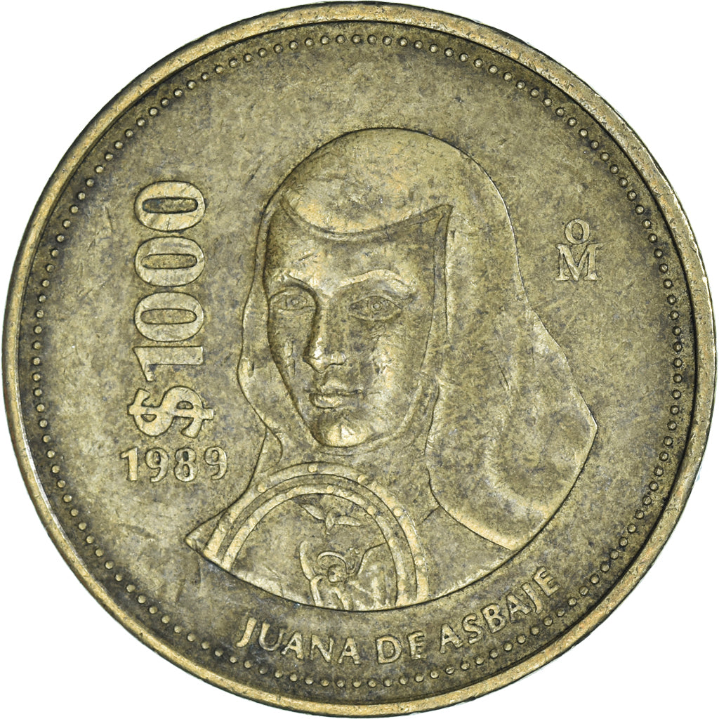 Münze, Mexiko, 1000 Pesos, 1989