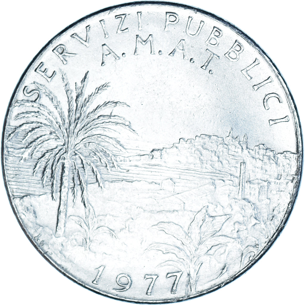 Italie, Jeton, 1977