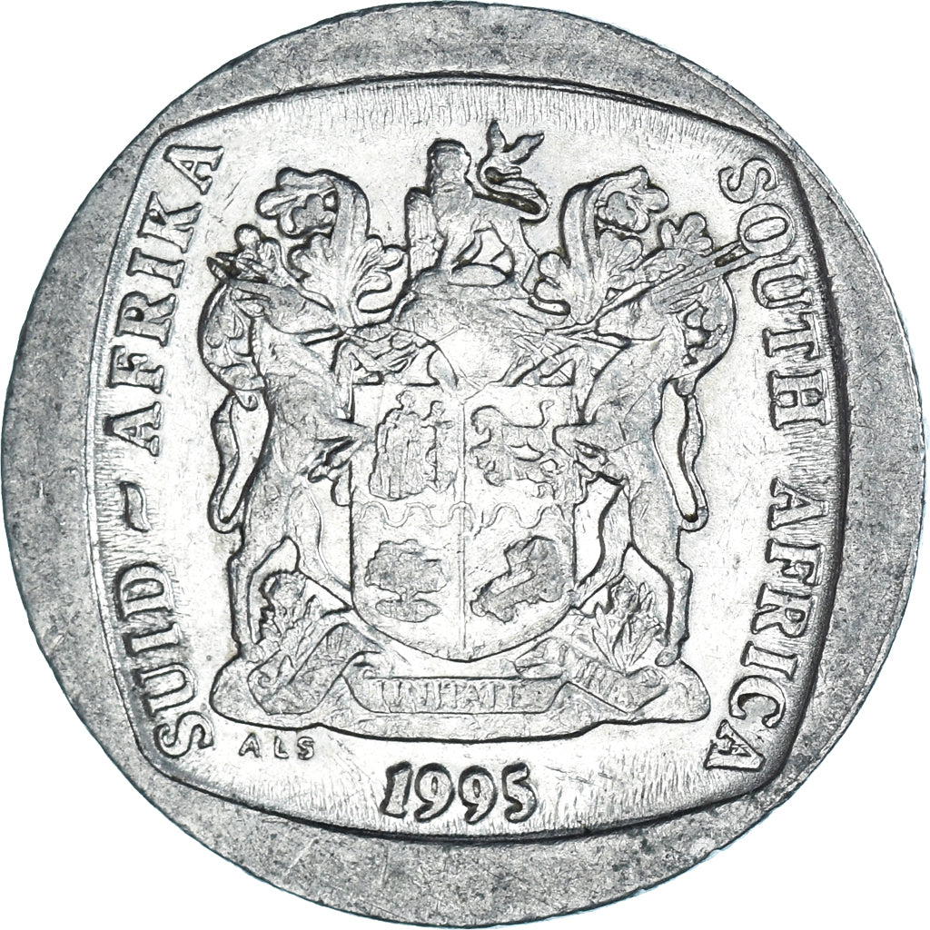 Moeda, África do Sul, 2 Rand, 1995