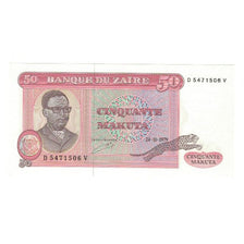 Banknote, Zaire, 50 Makuta, 1979, 1979-11-24, KM:17a, UNC(65-70)
