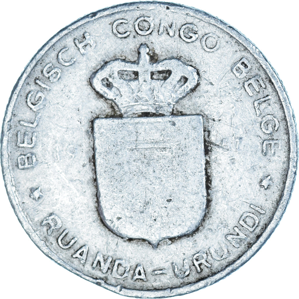 Coin, Belgian Congo, Franc, 1957