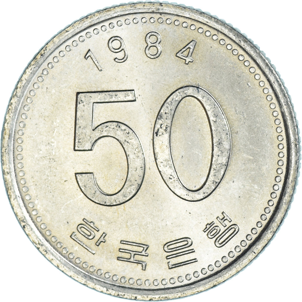 Moneta, COREA DEL SUD, 50 Won, 1984