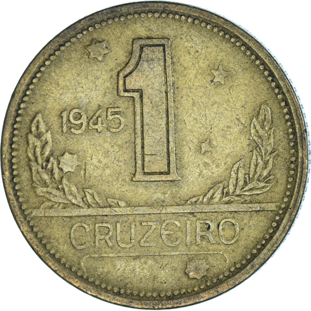 Münze, Brasilien, Cruzeiro, 1945