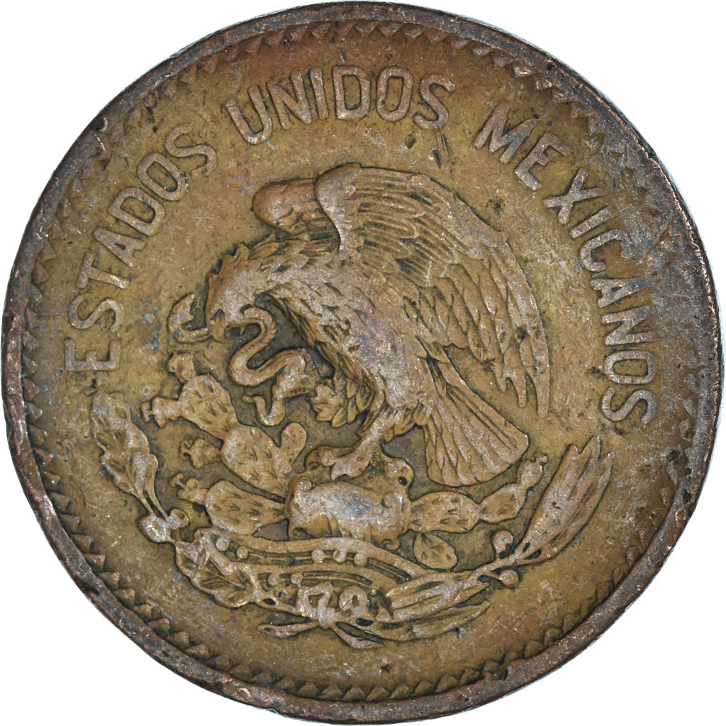 Monnaie, Mexique, 20 Centavos, 1954