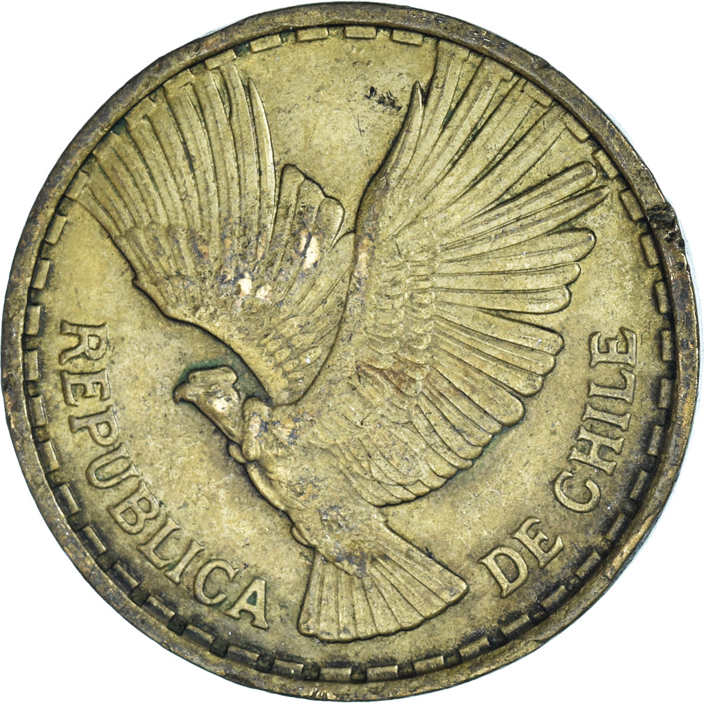 Munten, Chili, 10 Centesimos, 1969