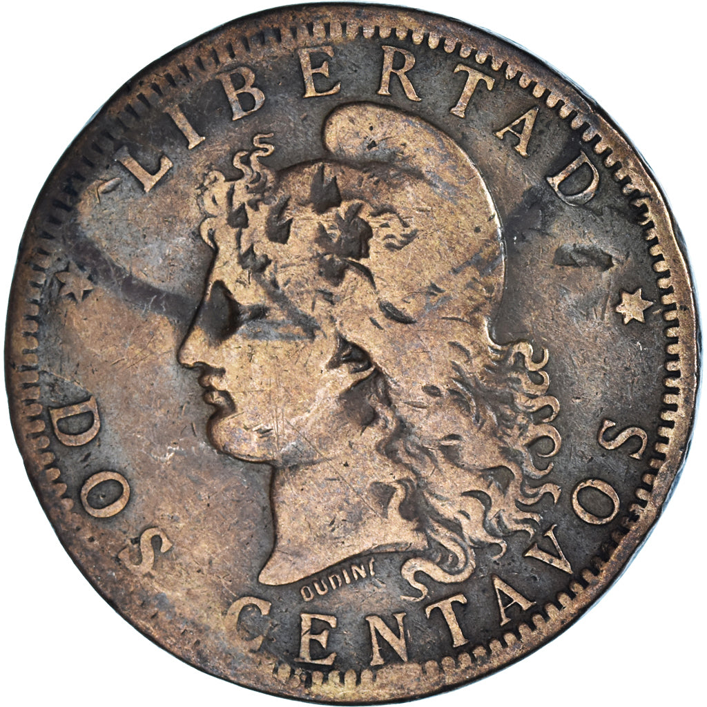 Monnaie, Argentine, 2 Centavos, 1895