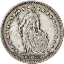 SWITZERLAND, Franc, 1913, Bern, KM #24, EF(40-45), Silver, 23.2, 4.97